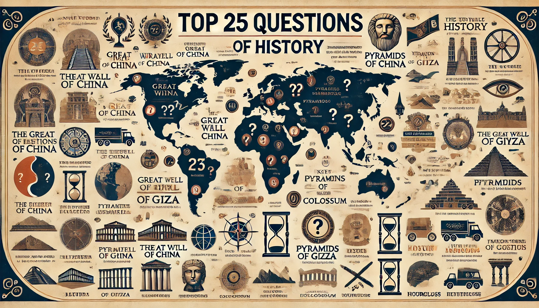 top 25 questions in history