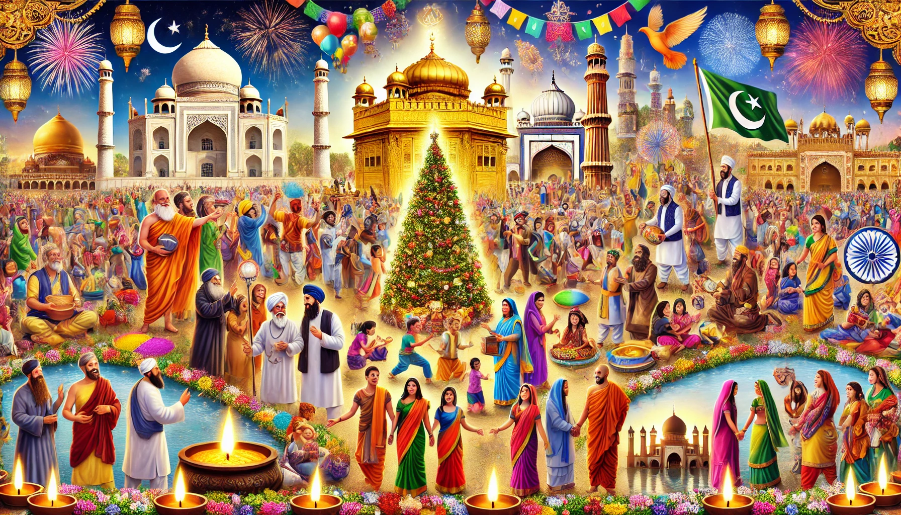 भारतीय धर्मों के त्योहार और स्थान Festivals and places of Indian religions