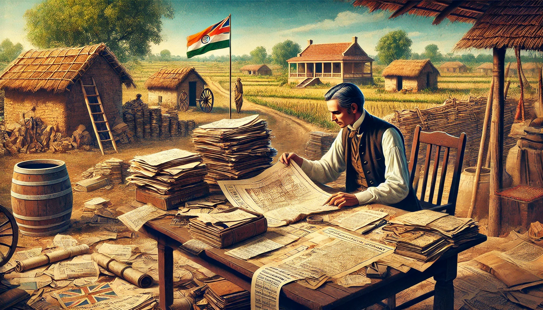 उपनिवेशवाद और देहात सरकारी अभिलेखों का अध्ययन Colonialism and study of government records