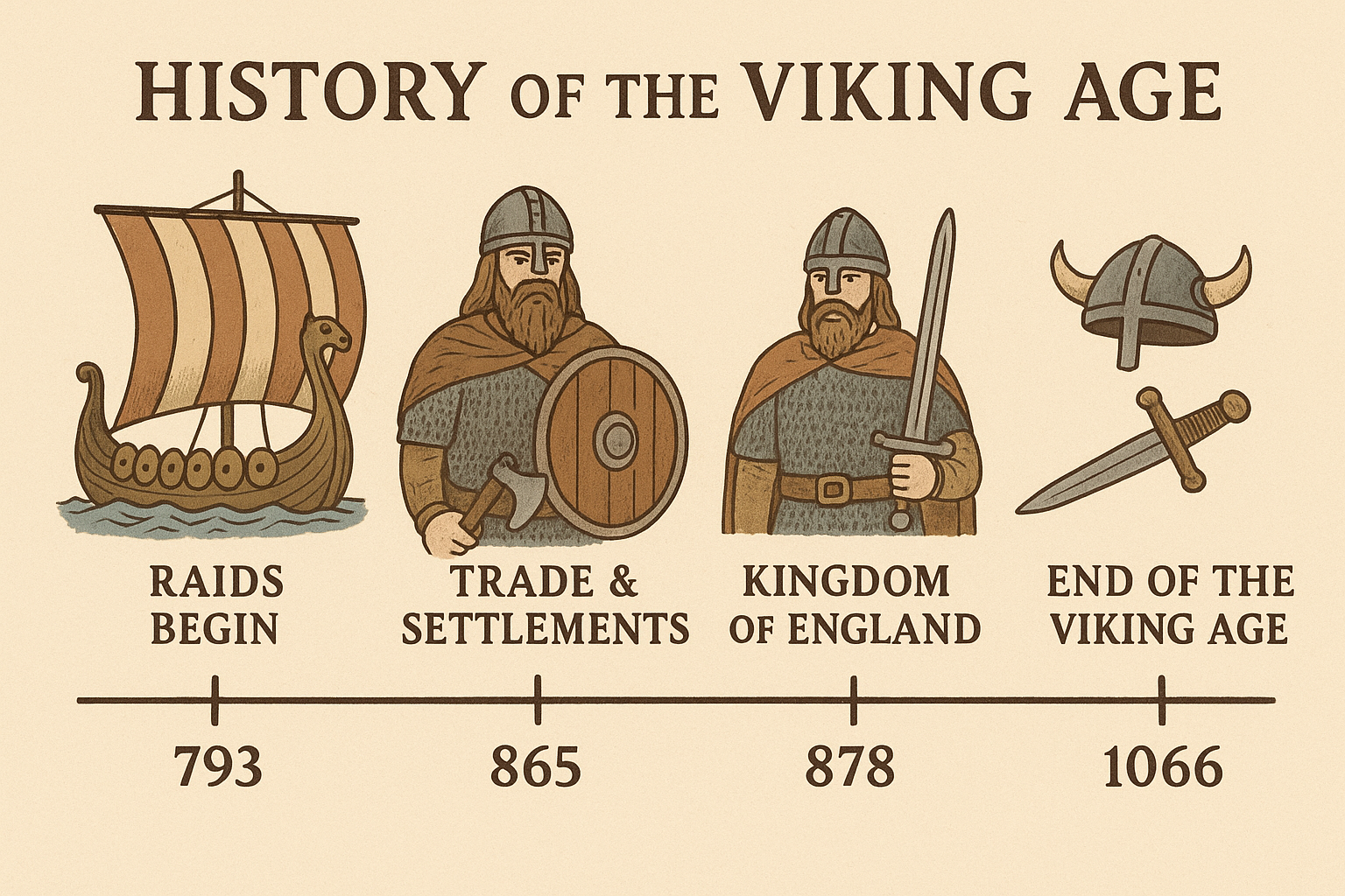 वाइकिंग युग का इतिहास History of the Viking Age